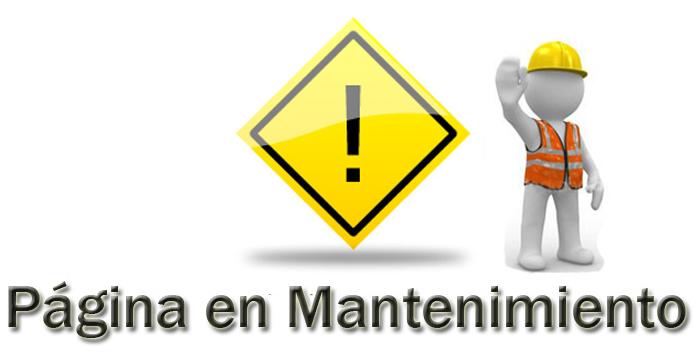 Página en mantenimiento
